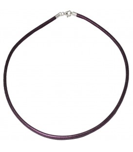 Pulsera Cuero Morada Joyerías Eguzkilore