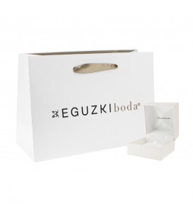 Bolsa y caja de Eguzkiboda de Joyerías Eguzkilore.