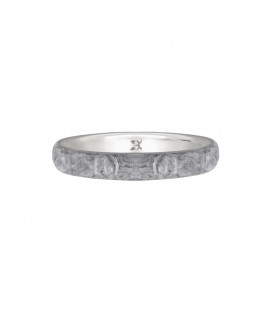 Anillo de Carbono Gris con Titanio