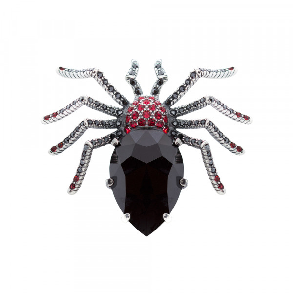 Broche de Plata Araña