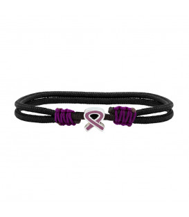 Pulsera Concienciación Contra La Violencia de Género Lazo Morado