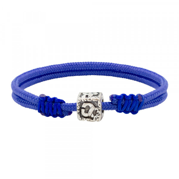 Pulsera Macramé Charm Peine de Los Vientos Plata