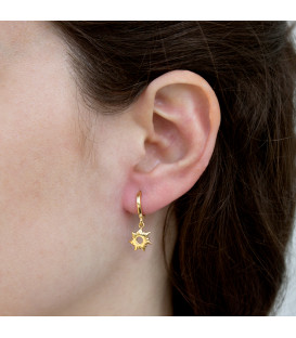 Pendientes Cripa Mountain Plata Dorada