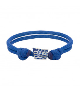 Pulsera Charm Trainera Azul de Plata | Exclusivo Online