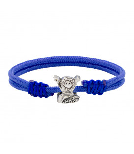 Pulsera Macramé con Charm Marijaia de Plata