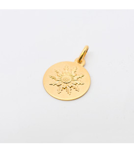 Medalla Eguzkilore Oro 16mm Personalizable