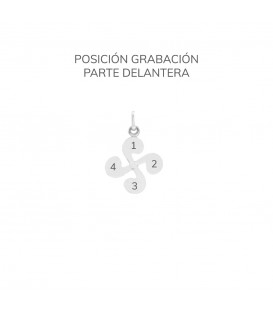 Colgante Lauburu de Plata Joyerías Eguzkilore