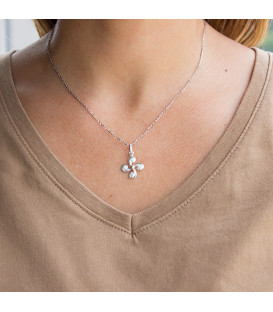 Colgante Lauburu de Plata Joyerías Eguzkilore