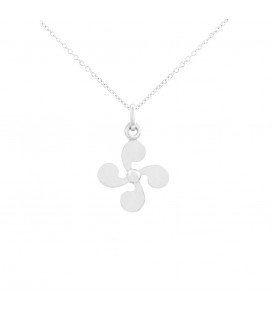 Colgante Lauburu de Plata 20mm Joyerías Eguzkilore