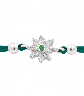 Pulsera Solidaria Basic Colors Verde Eguzkilore Plata