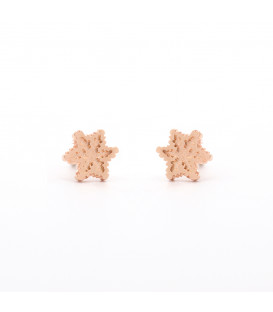 Pendientes Bebé Eguzkilore de Oro Rosa 5mm