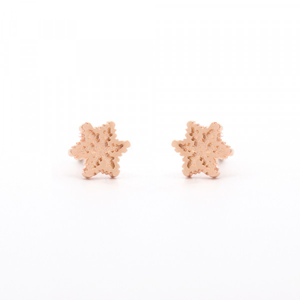 Pendientes Bebé Eguzkilore de Oro Rosa 5mm