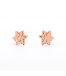 Pendientes Bebé Eguzkilore de Oro Rosa 6,5mm