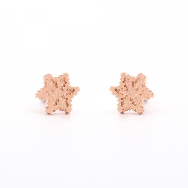 Pendientes Bebé Eguzkilore de Oro Rosa 6,5mm