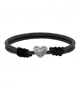 Pulsera Corazón Charm de Plata