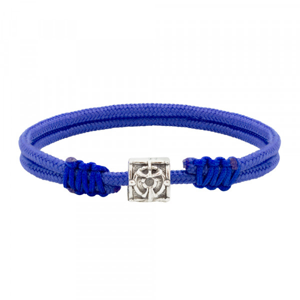 Pulsera Barandilla Charm de Plata