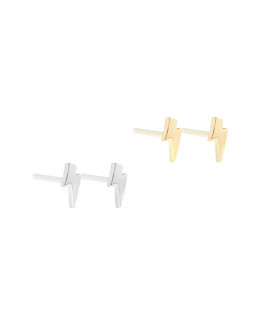 Pack Piercings Rayo de Plata 4 Uds