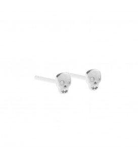 Pack Piercings Calavera de Plata 4 Uds