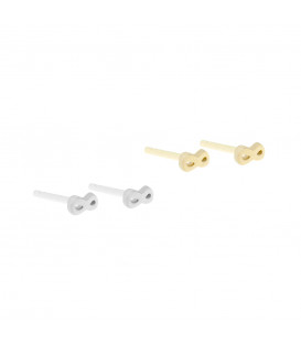 Pack Piercings Infinito de Plata 4 Uds