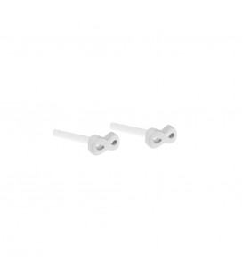 Pack Piercings Infinito de Plata 4 Uds