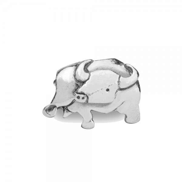 Charm Toro de Plata Joyerías Eguzkilore