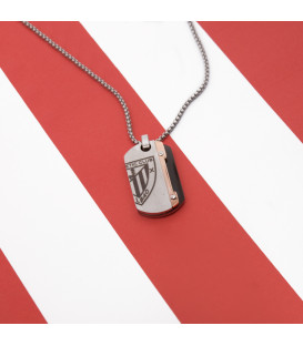 Chapa de Acero Athletic Tricolor Personalizable