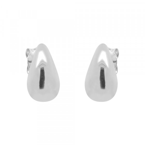 Pendientes Hariak Gota de Plata 15mm