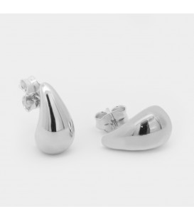 Pendientes Hariak Gota de Plata 15mm