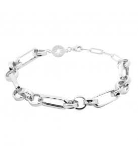 Pulsera Eslabones 3+1 de Plata