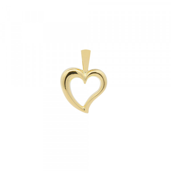 Colgante Corazón Calado Oro 18kt. 21mm