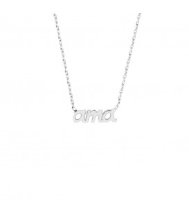 Gargantilla Mini Ama Plata | Exclusivo Online