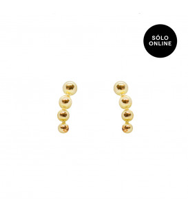 Piercing Trepador Bolitas Oro (2ud.) | Exclusivo Online