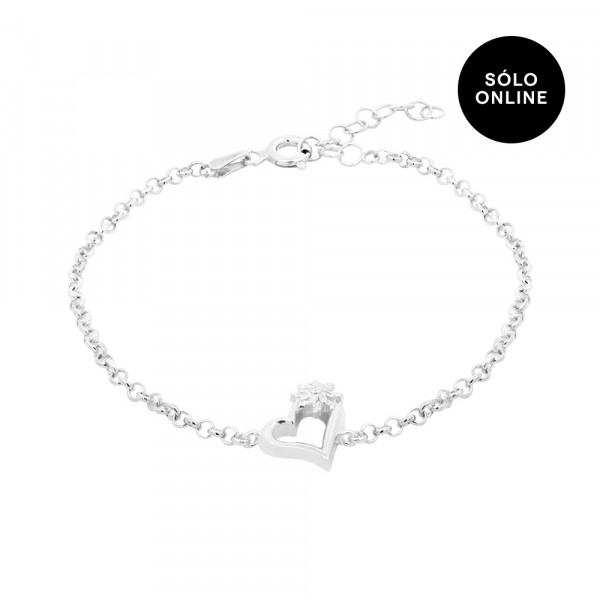 Pulsera Bihotza Plata