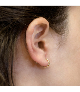 Pendientes Aro Oro 18kt.