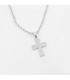 Colgante Cruz de Plata 14mm