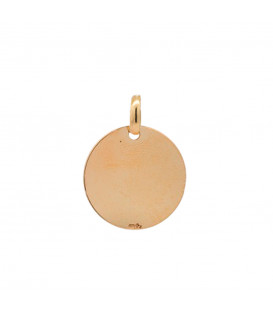 Colgante Medalla Mountain Plata Dorada Personalizable