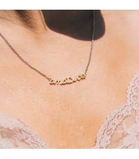 Gargantilla Plata Amatxi Bicolor Joyerías Eguzkilore