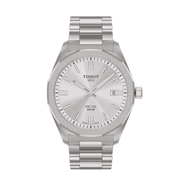 Tissot PRC100 Solar Quartz 39mm Esfera Gris