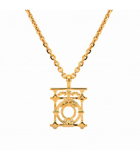 Colgante Barandilla La Concha Plata Dorada