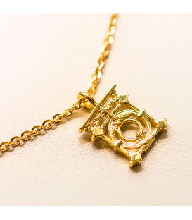 Colgante Barandilla La Concha Plata Dorada