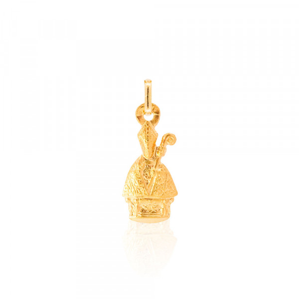Colgante Mini San Fermín Oro 17mm Personalizable