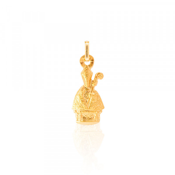 Colgante San Fermín Oro 20mm Personalizable