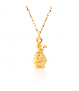 Colgante San Fermín Oro 20mm Personalizable