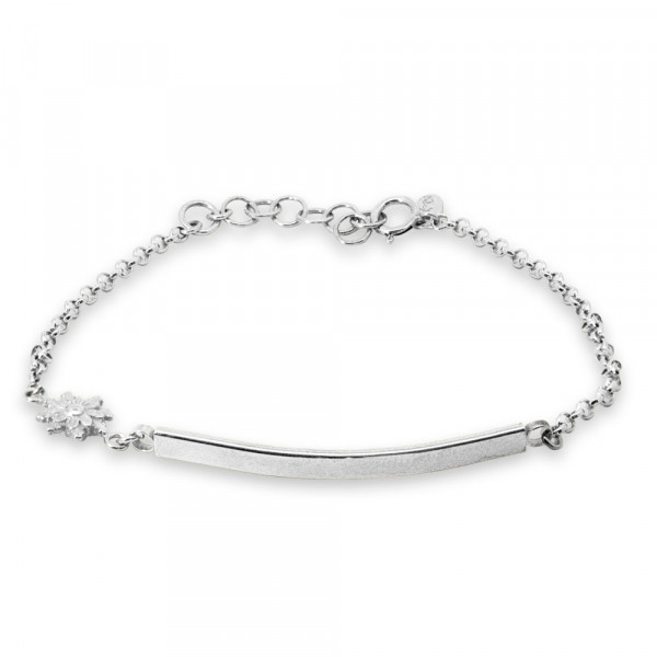 Pulsera Zubi Plata con Eguzkilore