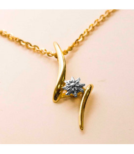 Colgante Tximist de Plata Bicolor