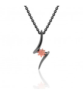 Colgante Tximist de Rutenio y Rosa
