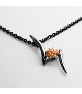 Colgante Tximist de Rutenio y Rosa