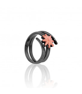 Anillo Tximist de Rutenio y Rosa