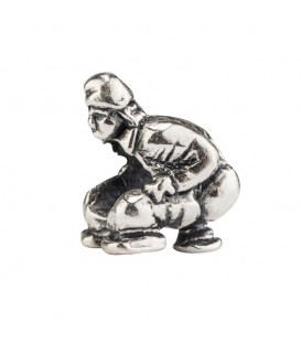 Charm Caganer de Plata Joyerías Eguzkilore