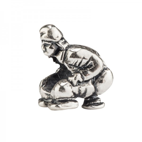 Charm Caganer de Plata Joyerías Eguzkilore